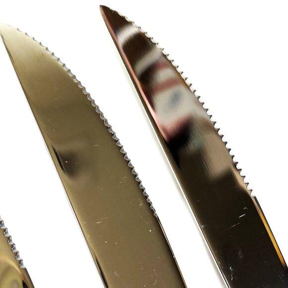 Northland Knives Stainless Set of Six Dinner Pistol Handles Flatwear NWOT - Picture 3 of 10